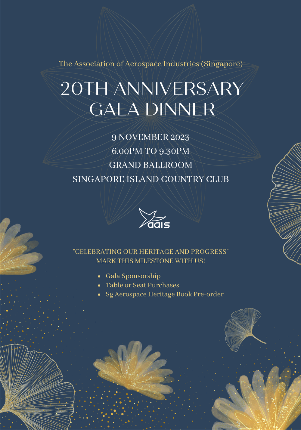 20th Anniversary Gala Dinner